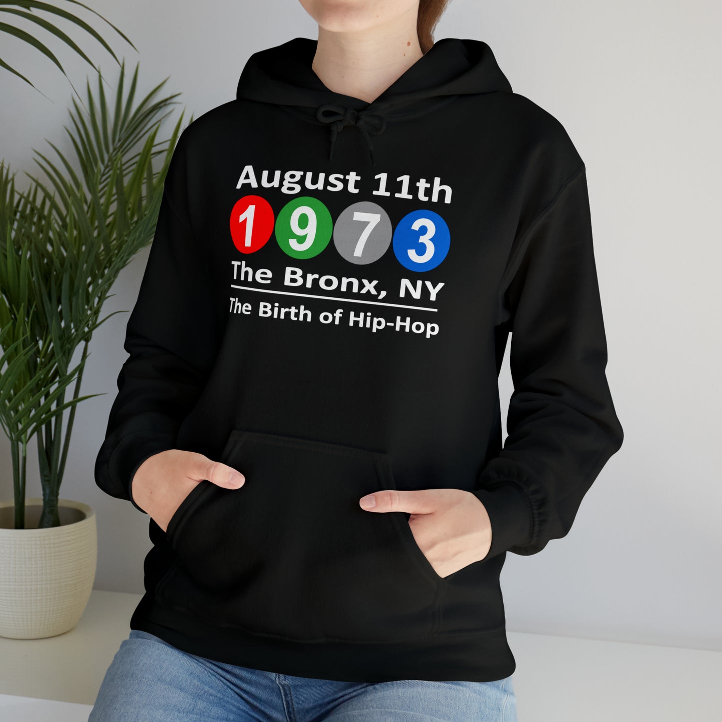August 11th, 1973 The Bronx, NY The Birth of Hip-Hop Hoodie Sweatshirt Great gift for a Hip-Hop & Rap Lover, Rap Hoodie, Rap Gift