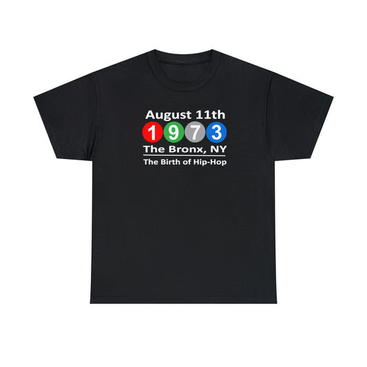 August 11th, 1973 The Bronx, NY The Birth of Hip-Hop T-Shirt