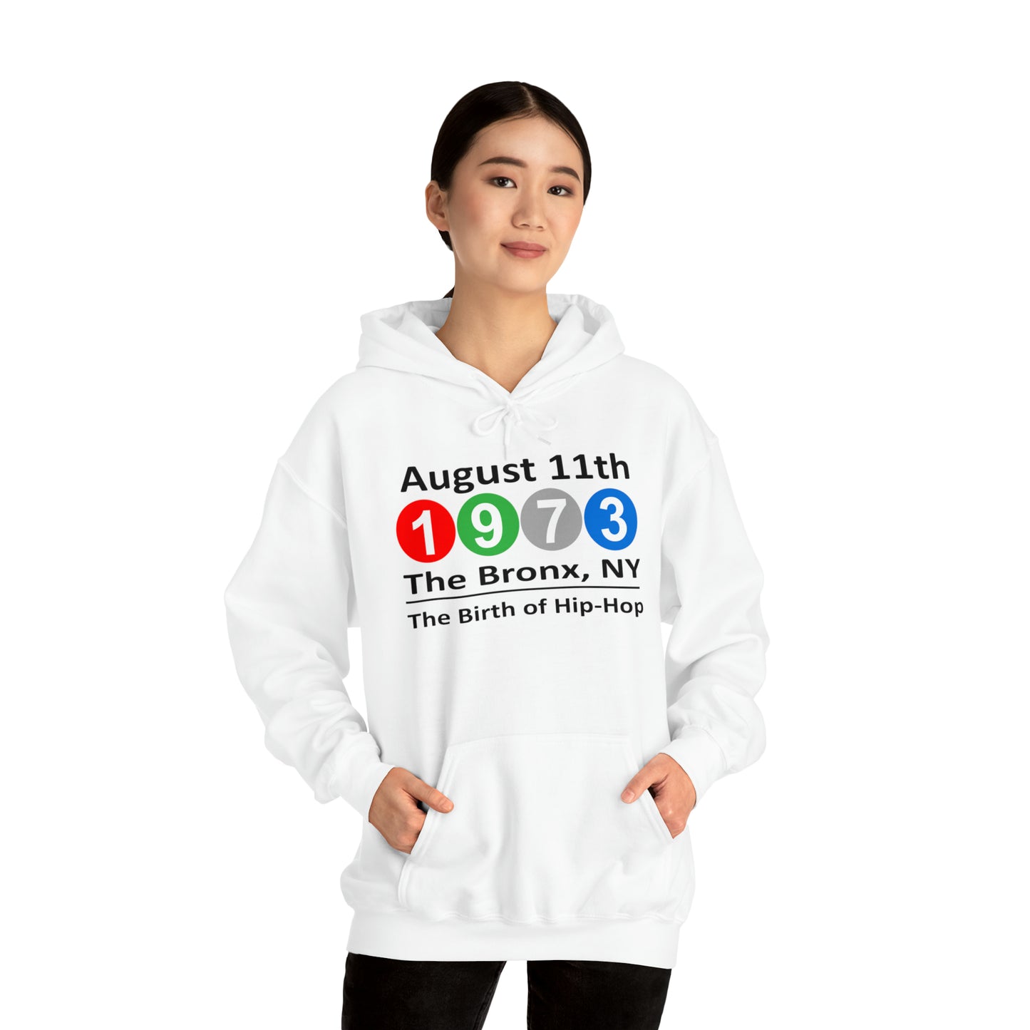 August 11th, 1973 The Bronx, NY The Birth of Hip-Hop Hoodie Sweatshirt Great gift for a Hip-Hop & Rap Lover, Rap Hoodie, Rap Gift
