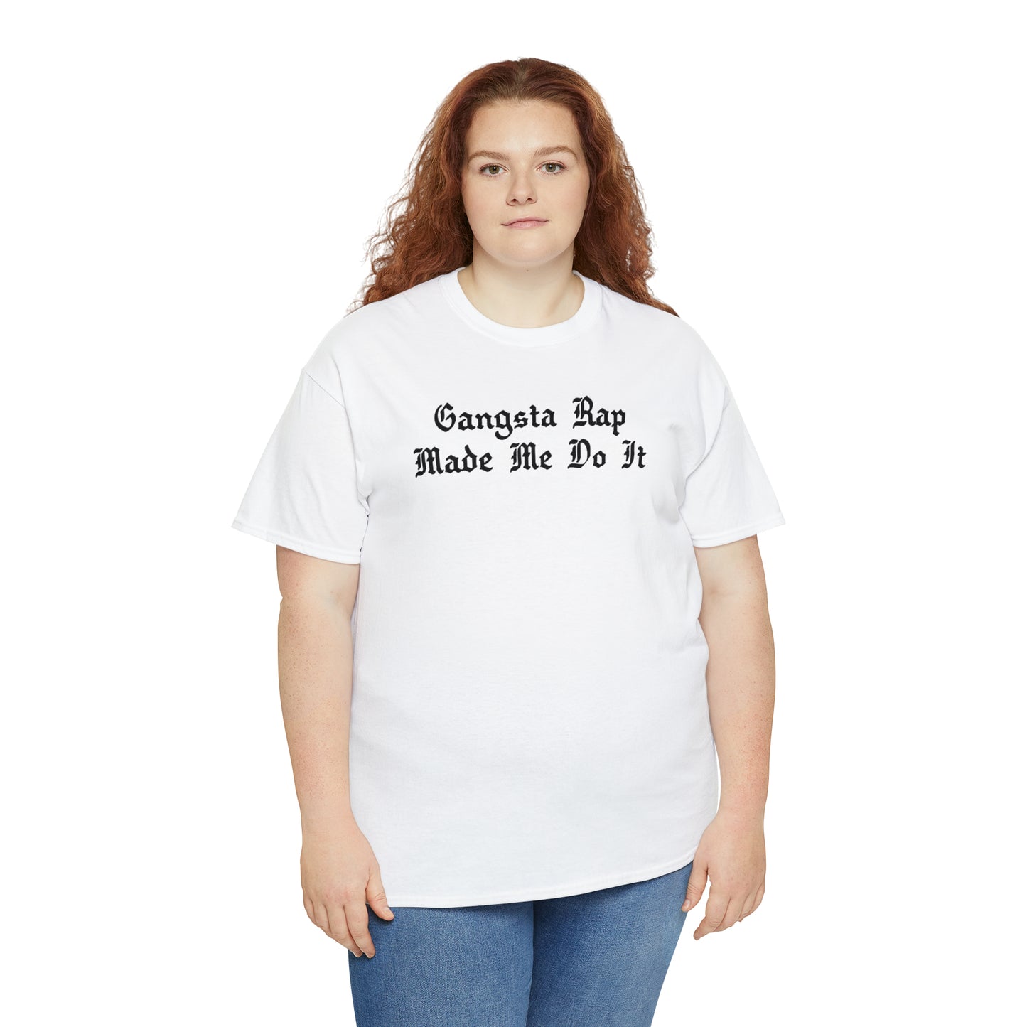 Gangsta Rap Made Me Do It Shirt Great gift for a Hip-Hop & Rap Lover T-Shirt, Rap T-Shirt, Gangsta Rap Tee