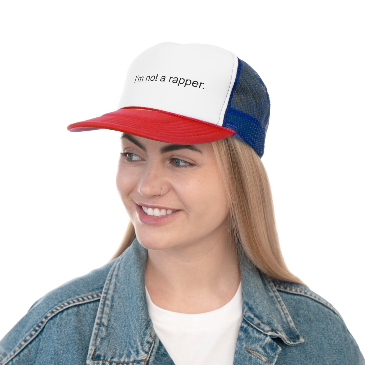 I'm Not A Rapper Snapback Trucker Hat