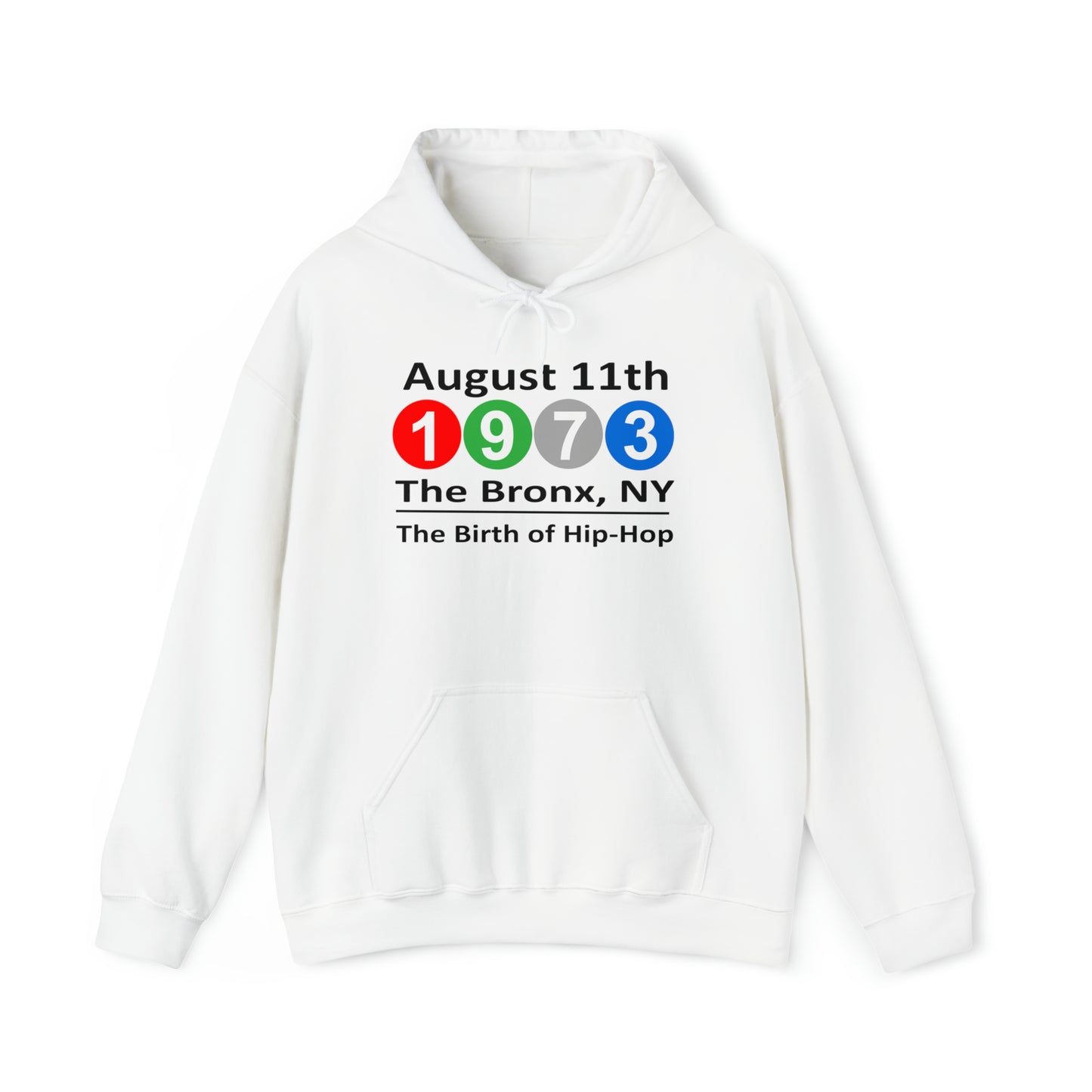 August 11th, 1973 The Bronx, NY The Birth of Hip-Hop Hoodie Sweatshirt Great gift for a Hip-Hop & Rap Lover, Rap Hoodie, Rap Gift