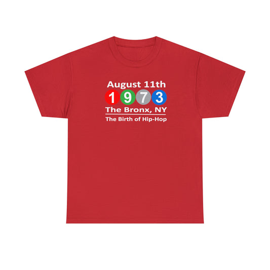 August 11th, 1973 The Bronx, NY The Birth of Hip-Hop T-Shirt