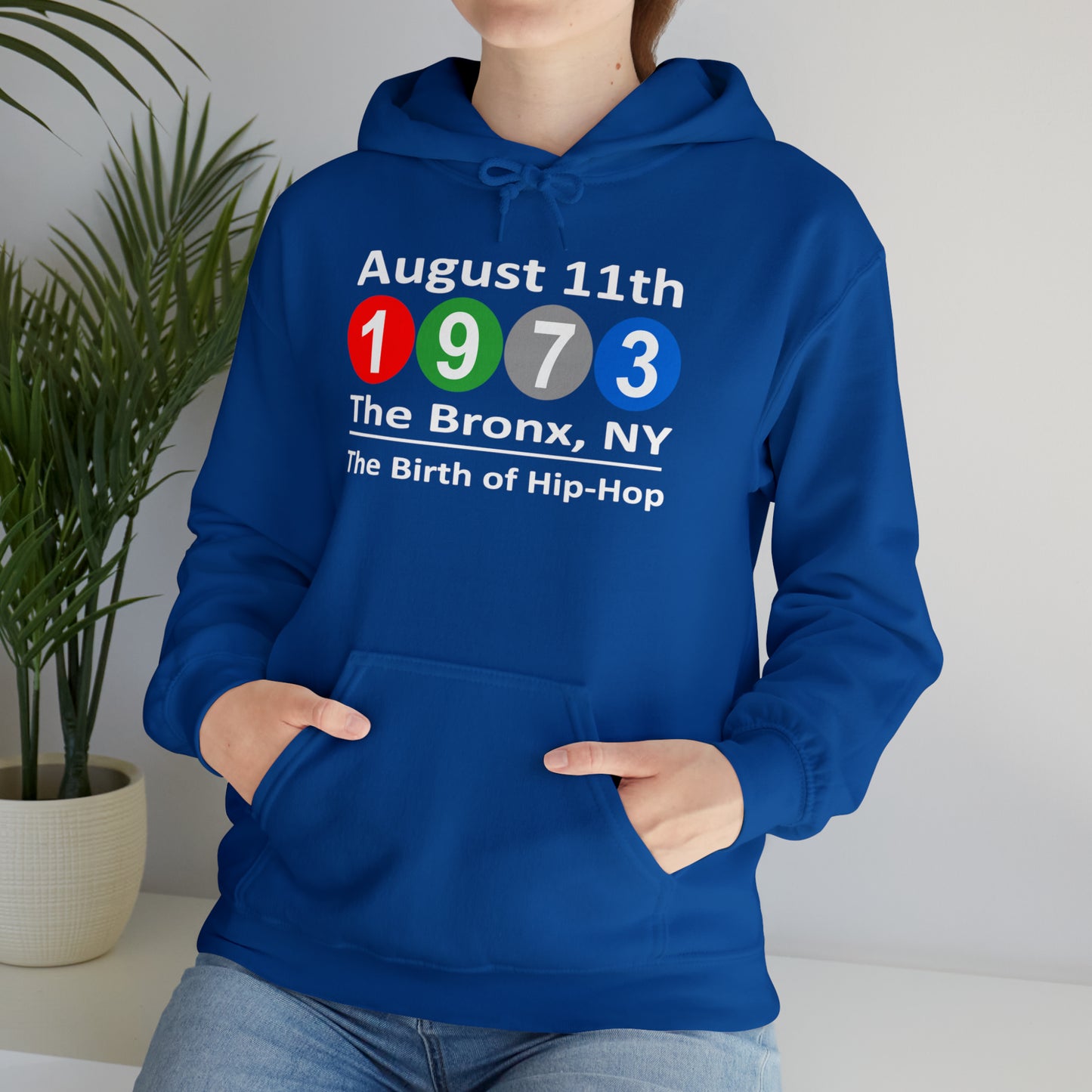 August 11th, 1973 The Bronx, NY The Birth of Hip-Hop Hoodie Sweatshirt Great gift for a Hip-Hop & Rap Lover, Rap Hoodie, Rap Gift