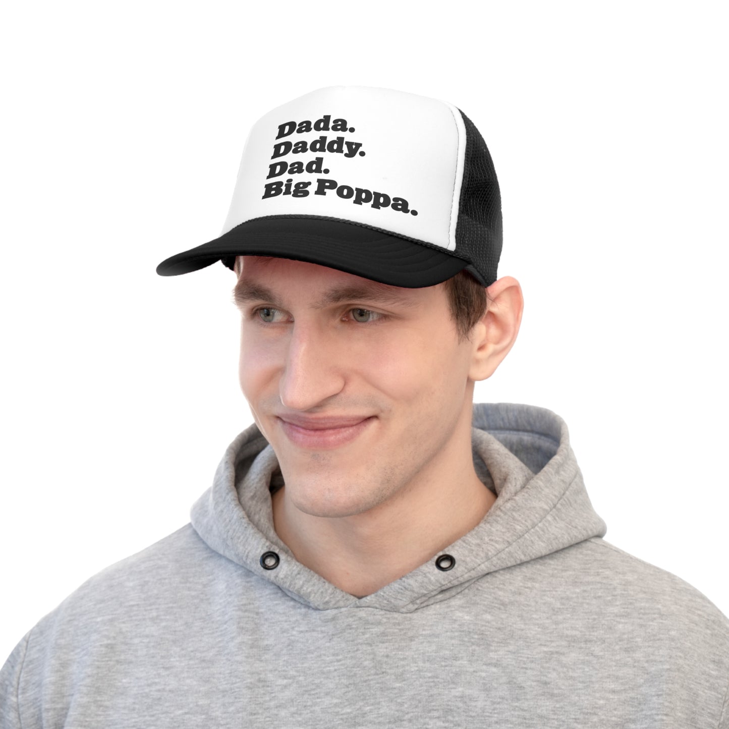Dada Daddy Dad Big Poppa Snapback Trucker Hat Great Father's Day Gift for Dada Daddy Dad Big Poppa Cap, Hats for Dada Daddy Dad Big Poppa