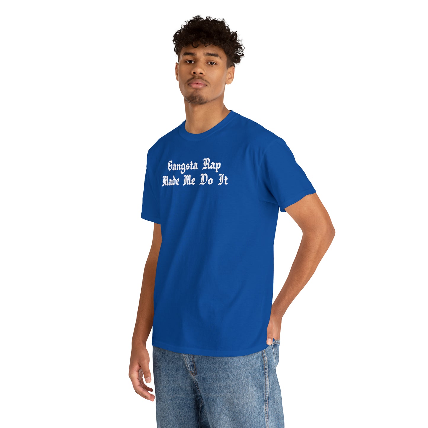 Gangsta Rap Made Me Do It Shirt Great gift for a Hip-Hop & Rap Lover T-Shirt, Rap T-Shirt, Gangsta Rap Tee