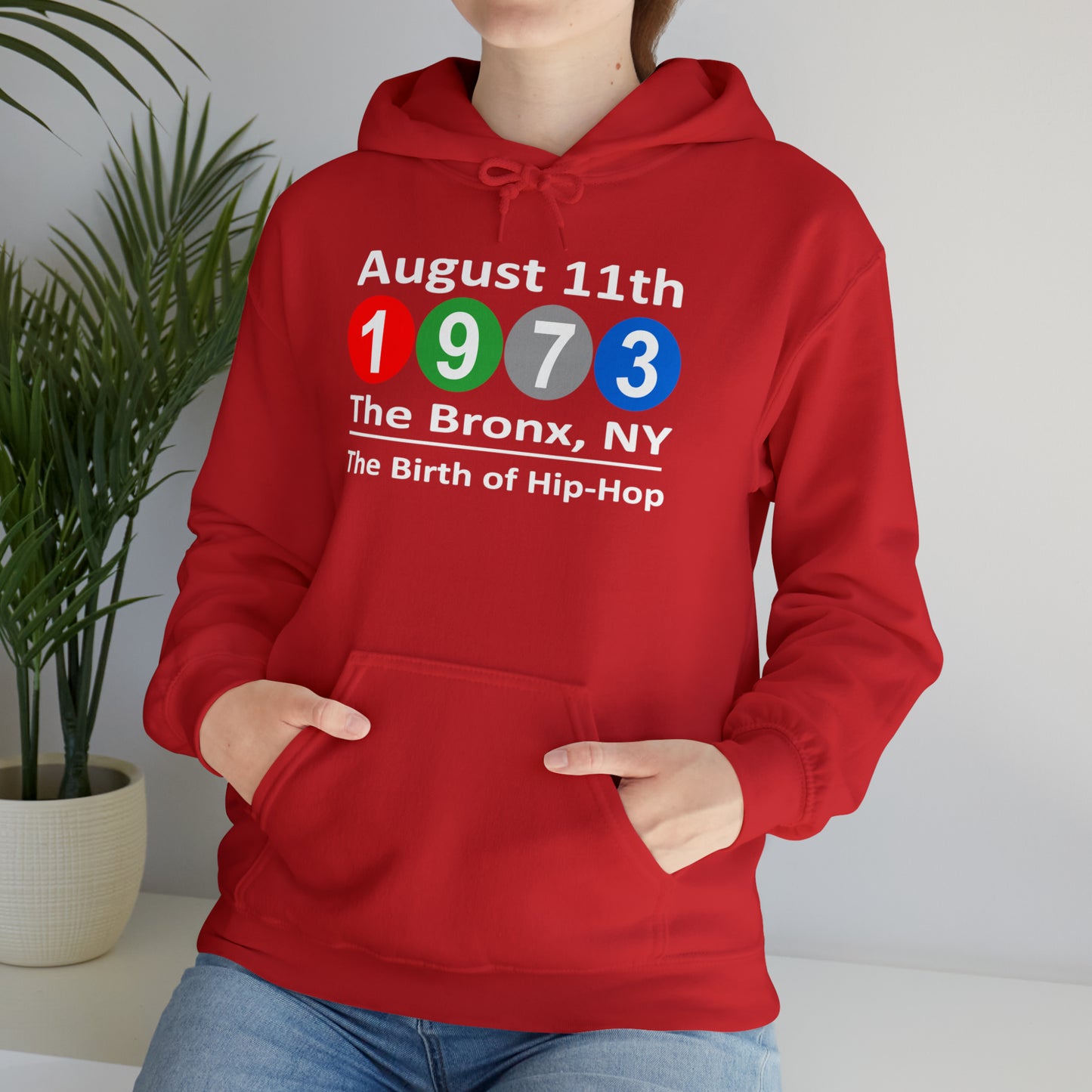 August 11th, 1973 The Bronx, NY The Birth of Hip-Hop Hoodie Sweatshirt Great gift for a Hip-Hop & Rap Lover, Rap Hoodie, Rap Gift