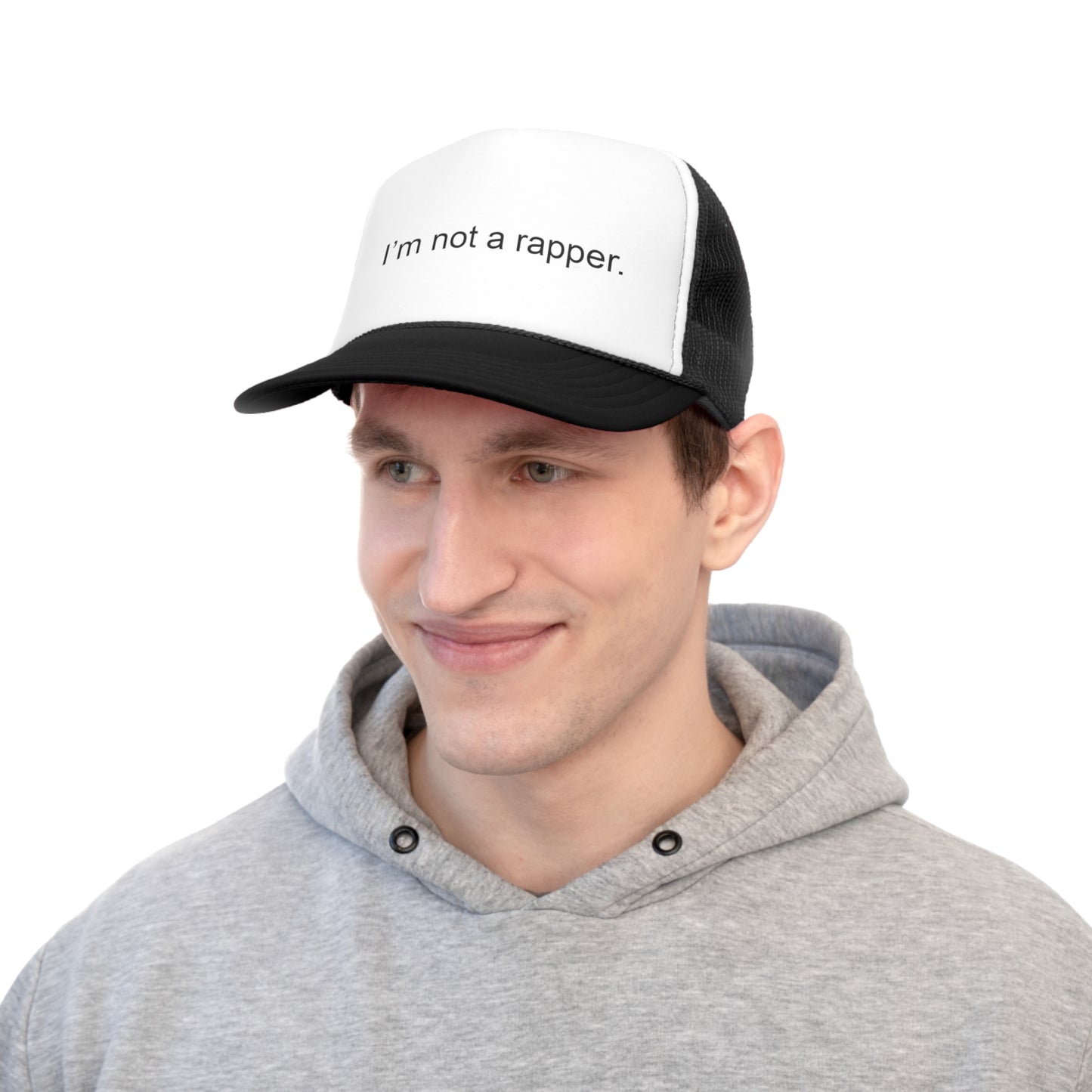 I'm Not A Rapper Snapback Trucker Hat