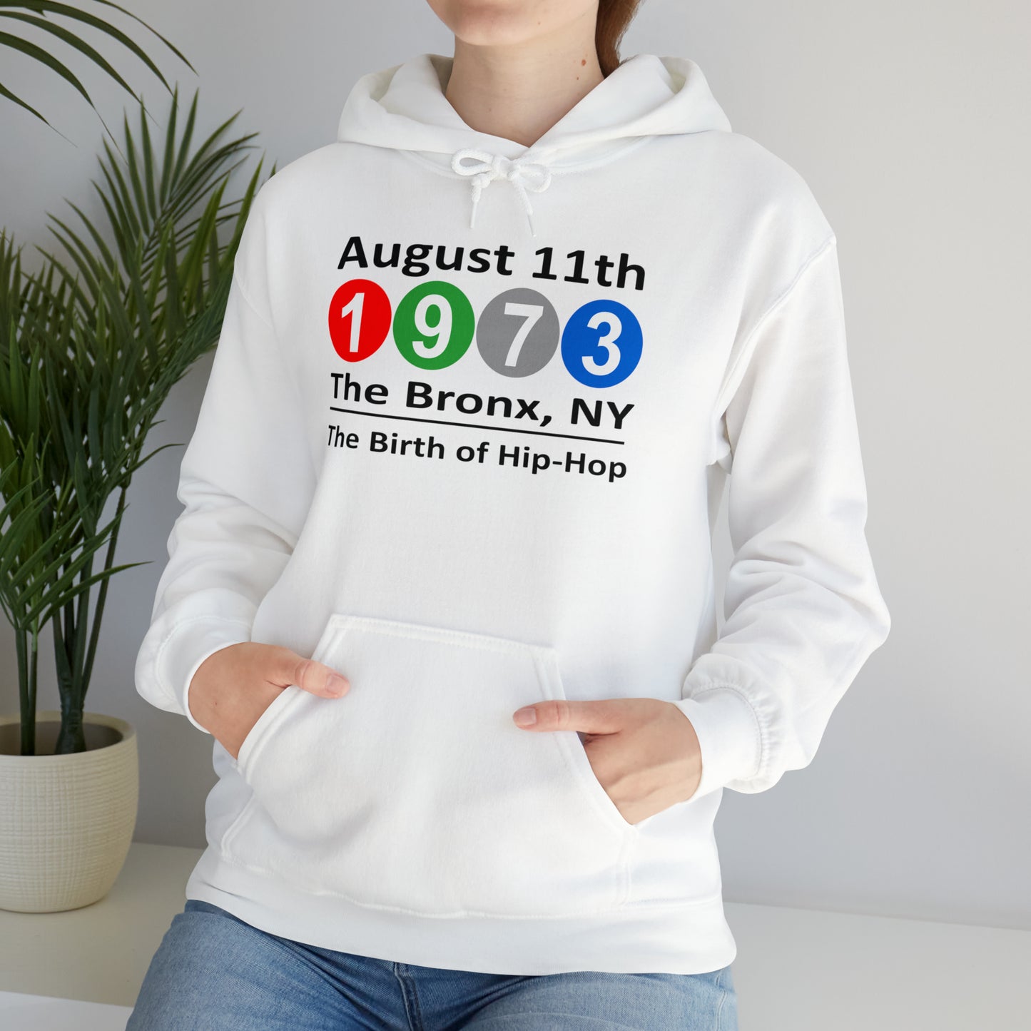 August 11th, 1973 The Bronx, NY The Birth of Hip-Hop Hoodie Sweatshirt Great gift for a Hip-Hop & Rap Lover, Rap Hoodie, Rap Gift