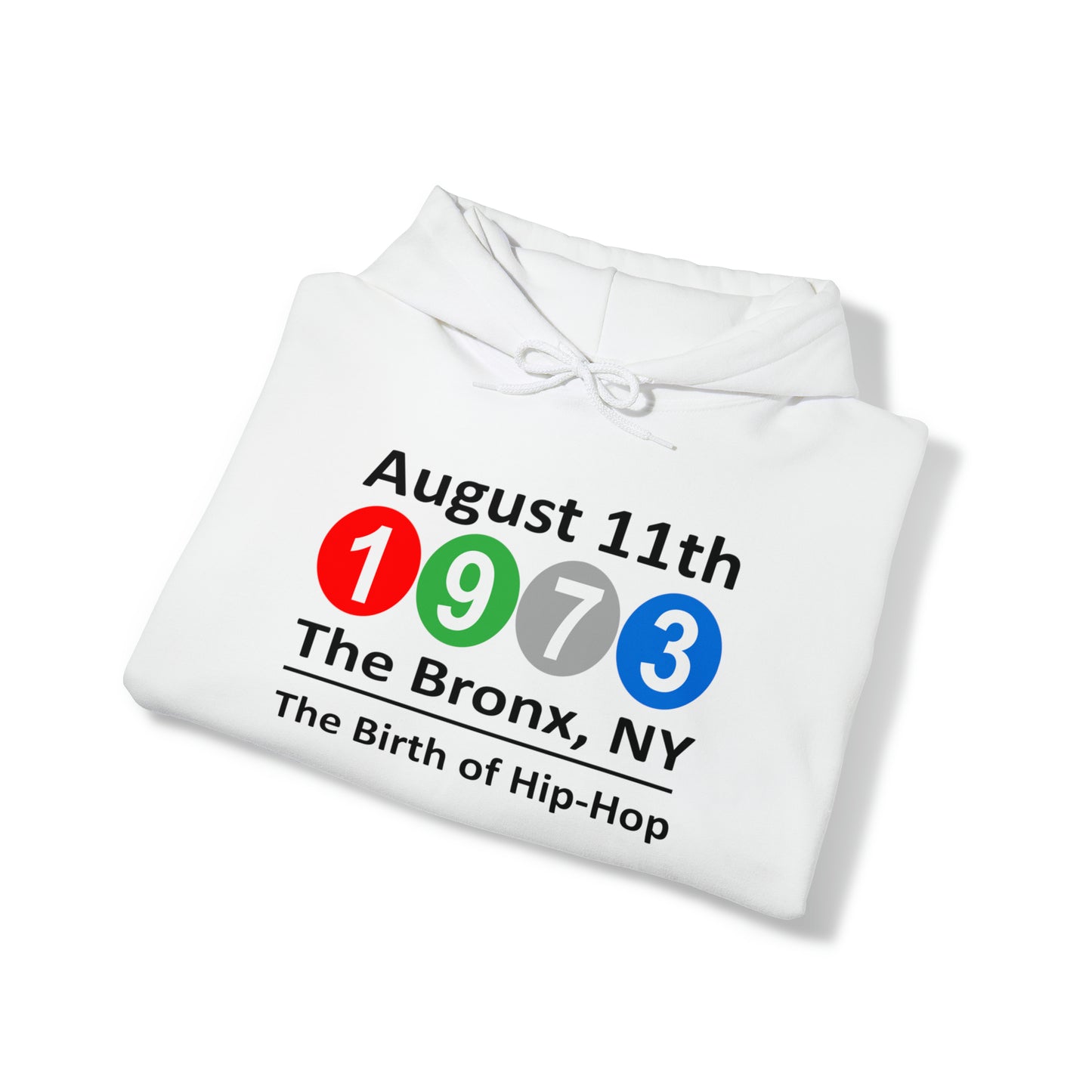 August 11th, 1973 The Bronx, NY The Birth of Hip-Hop Hoodie Sweatshirt Great gift for a Hip-Hop & Rap Lover, Rap Hoodie, Rap Gift