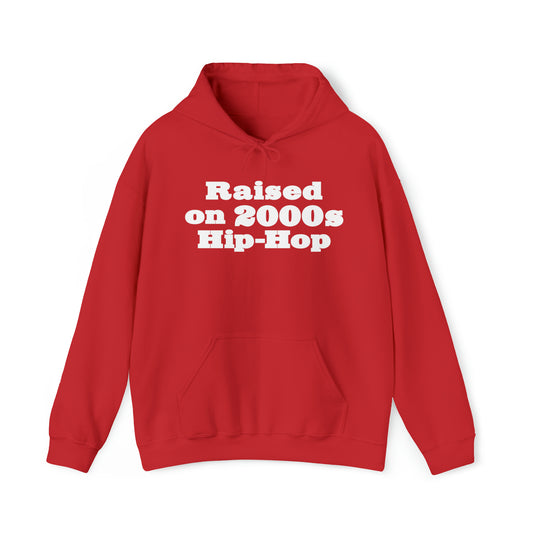 Raised on 2000s Hip-Hop Hoodie Great Gift for a 2000s Hip-Hop & Rap Lover Sweatshirt