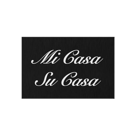 Mi Casa Su Casa Outdoor Welcome Rug