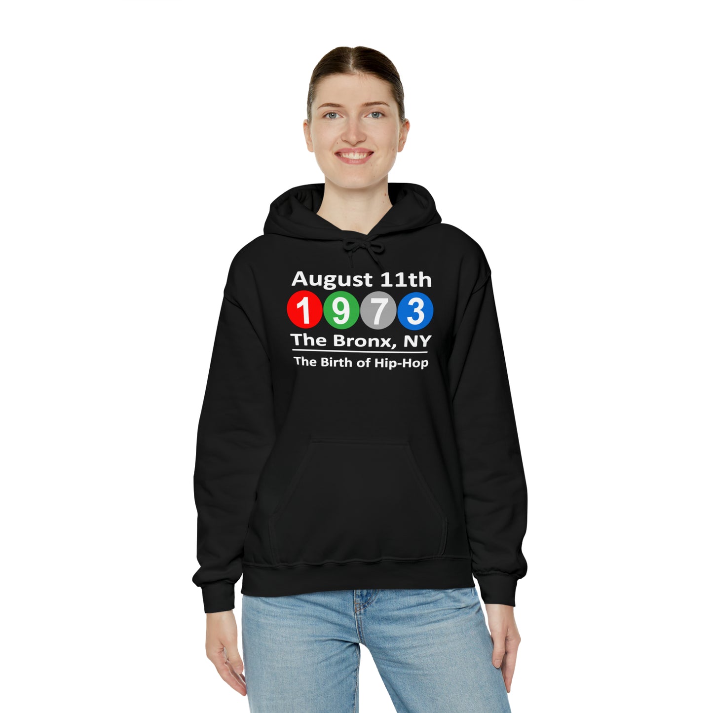 August 11th, 1973 The Bronx, NY The Birth of Hip-Hop Hoodie Sweatshirt Great gift for a Hip-Hop & Rap Lover, Rap Hoodie, Rap Gift