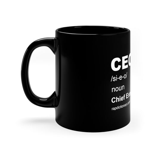 CEO 11oz Black Mug