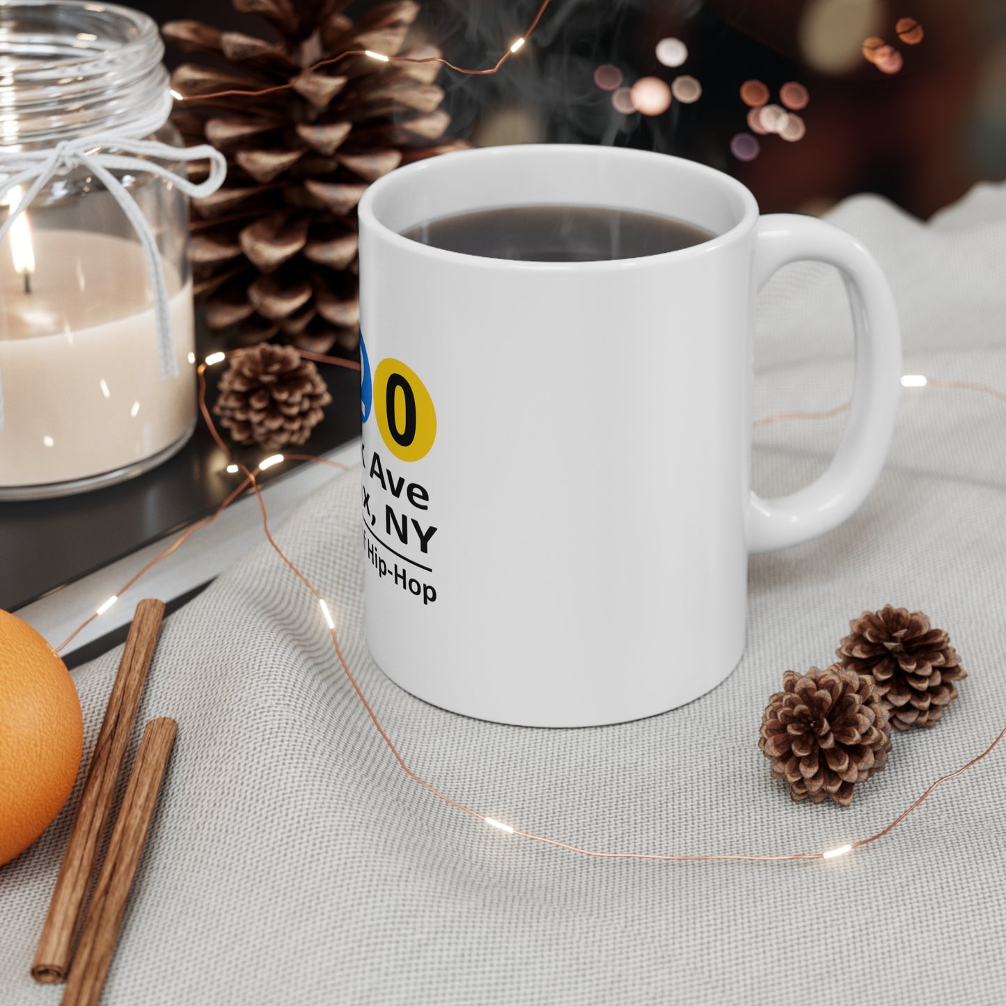 1520 Sedgwick Ave The Bronx, NY The Birthplace of Hip-Hop 11oz Mug Great Gift for a Rap Lover, Rap Mug, Hip Hop Gift