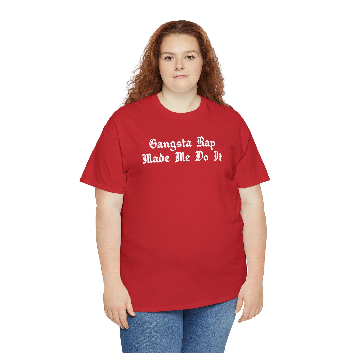 Gangsta Rap Made Me Do It Shirt Great gift for a Hip-Hop & Rap Lover T-Shirt, Rap T-Shirt, Gangsta Rap Tee