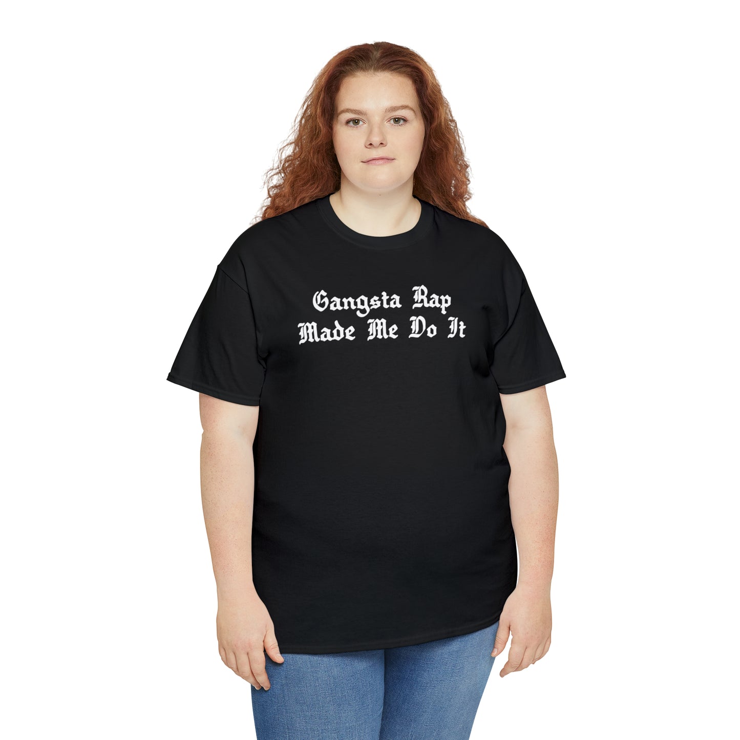 Gangsta Rap Made Me Do It Shirt Great gift for a Hip-Hop & Rap Lover T-Shirt, Rap T-Shirt, Gangsta Rap Tee