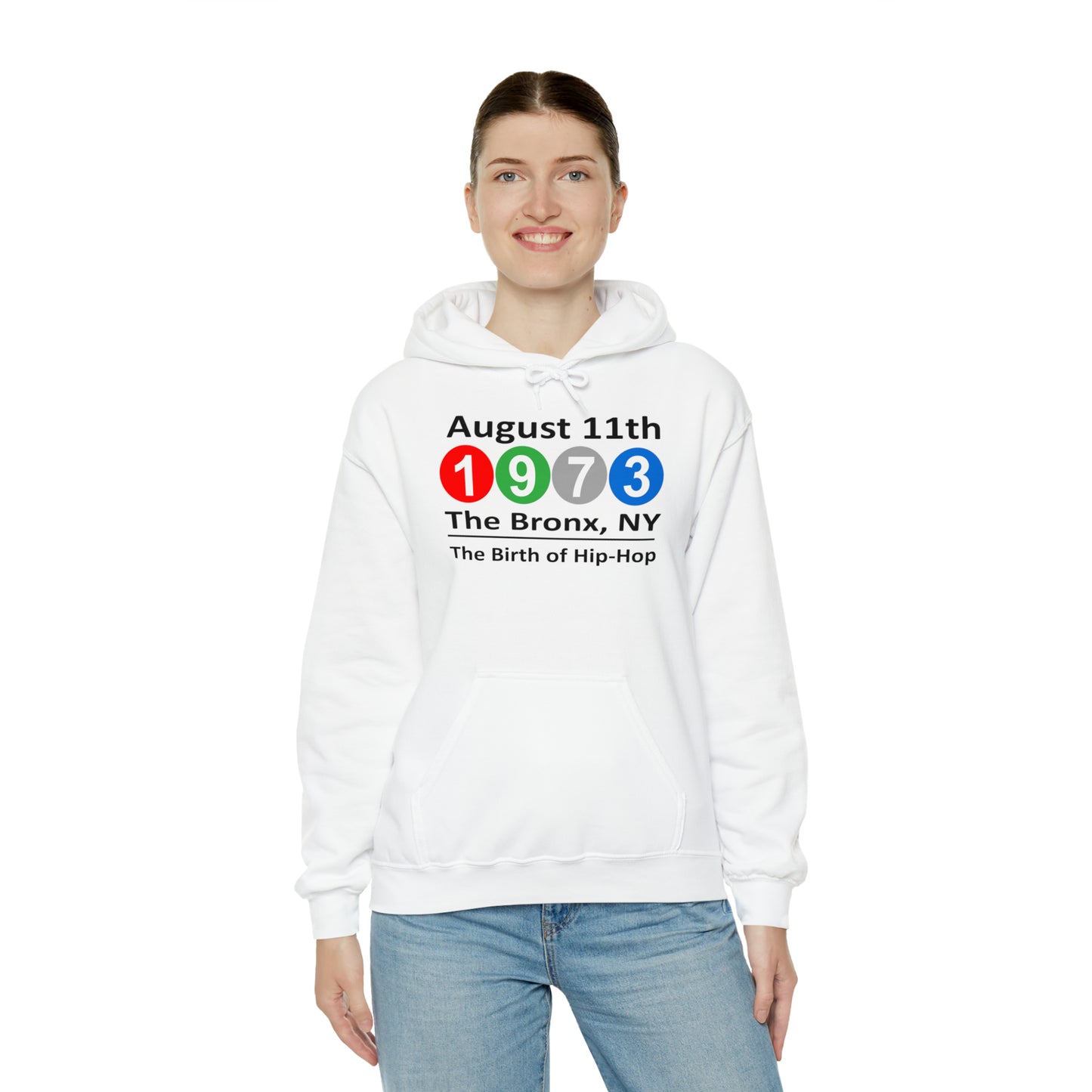 August 11th, 1973 The Bronx, NY The Birth of Hip-Hop Hoodie Sweatshirt Great gift for a Hip-Hop & Rap Lover, Rap Hoodie, Rap Gift
