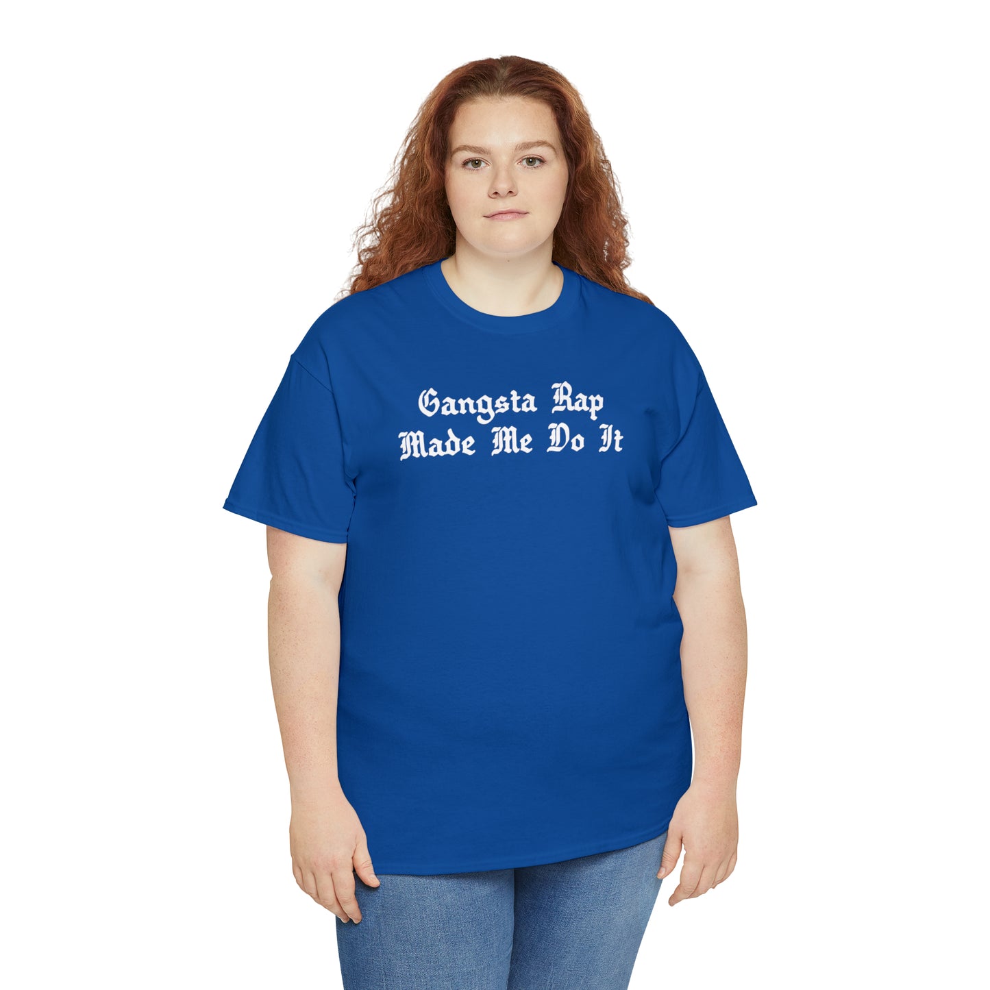 Gangsta Rap Made Me Do It Shirt Great gift for a Hip-Hop & Rap Lover T-Shirt, Rap T-Shirt, Gangsta Rap Tee