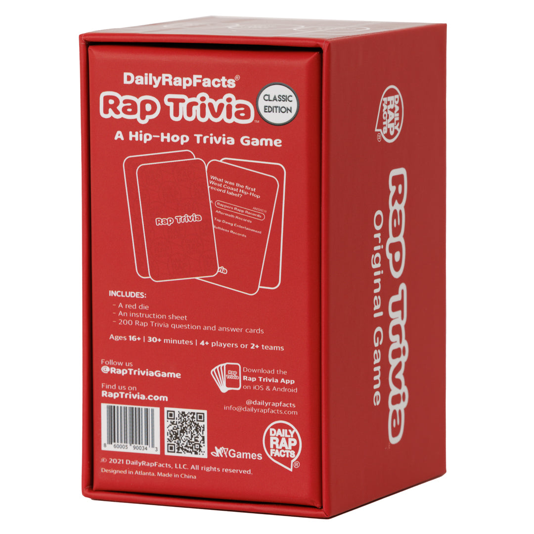 Back of Rap Trivia