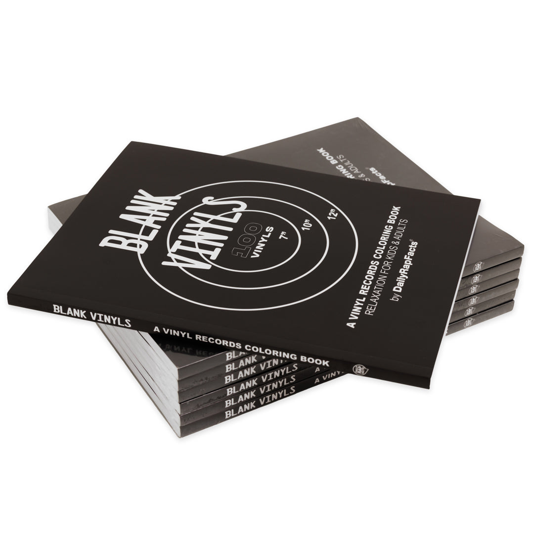 Blank Vinyls: A Vinyl Records Coloring Book