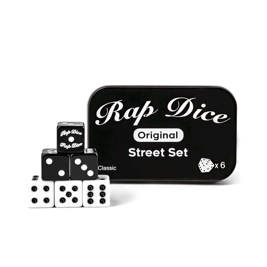 Rap Dice (6-Piece Dice Street Set) - 6 Sided Dice