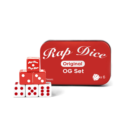 Rap Dice (6-Piece Dice OG Set) - 6 Sided Dice