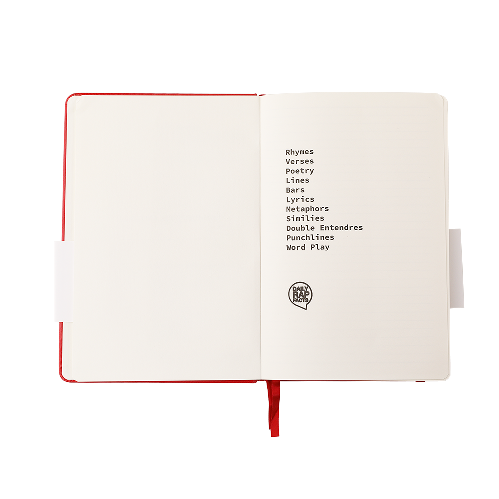 RHYMEBOOK: Hardcover Lined & Blank Notebook Journal for Rhymes, Lyrics, Songwriting, Ideas, & more