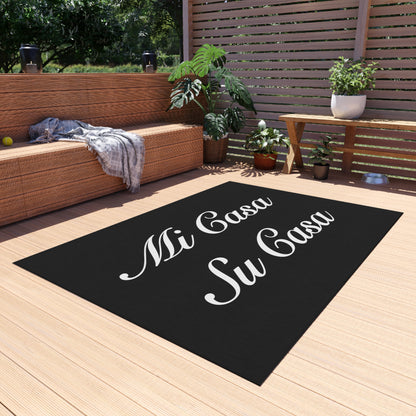 Mi Casa Su Casa Outdoor Welcome Rug