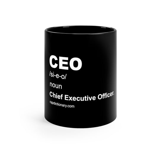 CEO 11oz Black Mug