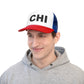 CHI Snapback Trucker Hat, Chicago Cap, CHI Cap, Chicago Hat, Chicago Hats for CHI Natives