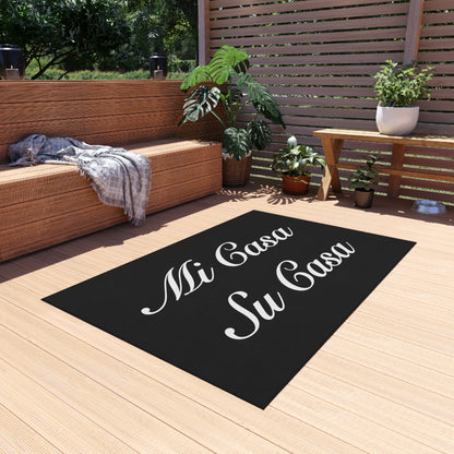 Mi Casa Su Casa Outdoor Welcome Rug