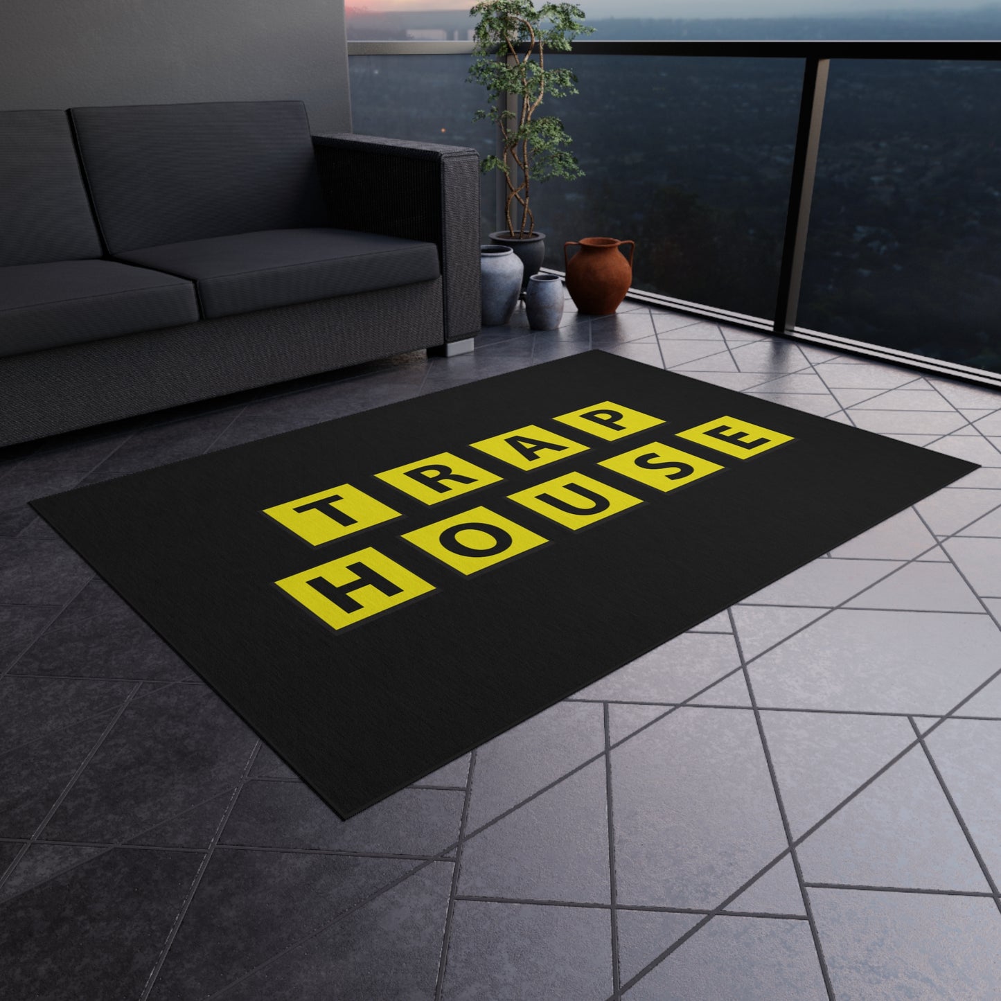 Trap House Outdoor Welcome Rug