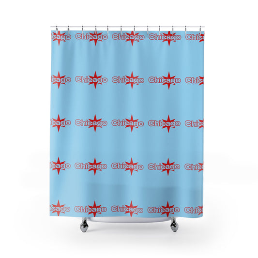 Chicago Shower Curtains 71" × 74"
