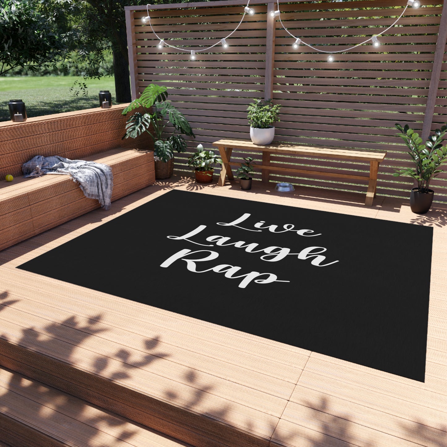 Live Laugh Rap Rug Great housewarming Gift Live Laugh Rap Outdoor Welcome Mat