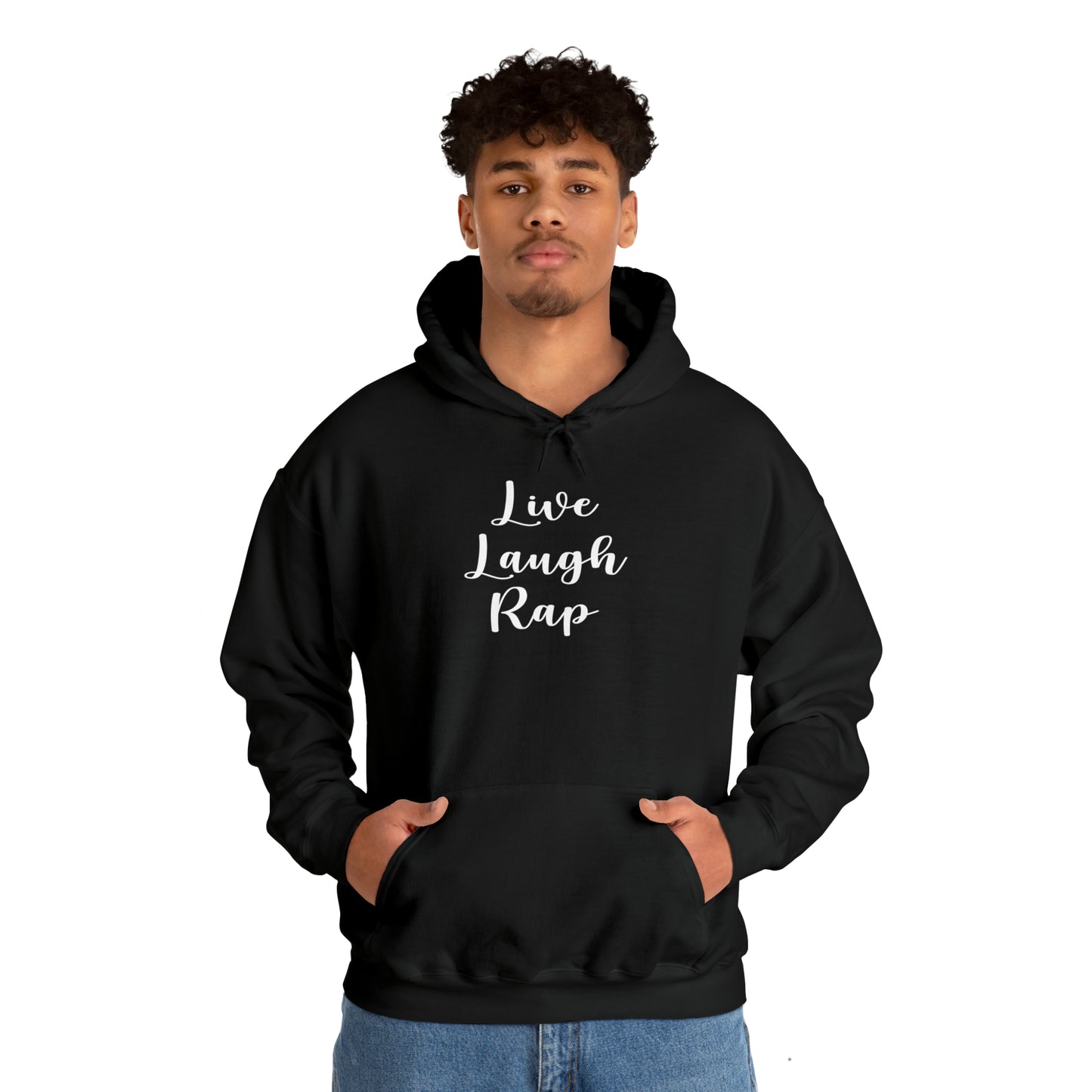 Live Laugh Rap Hoodie Sweatshirt, Rap Hoodie, Funny Hip-Hop Gift