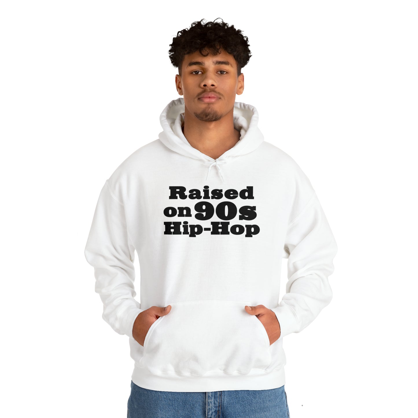Raised on 90s Hip-Hop Hoodie Great Gift for a 90s Hip-Hop & Rap Lover Sweatshirt