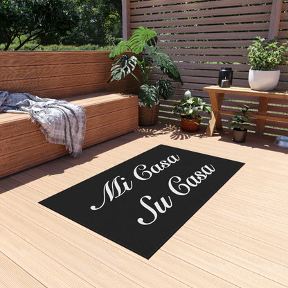 Mi Casa Su Casa Outdoor Welcome Rug