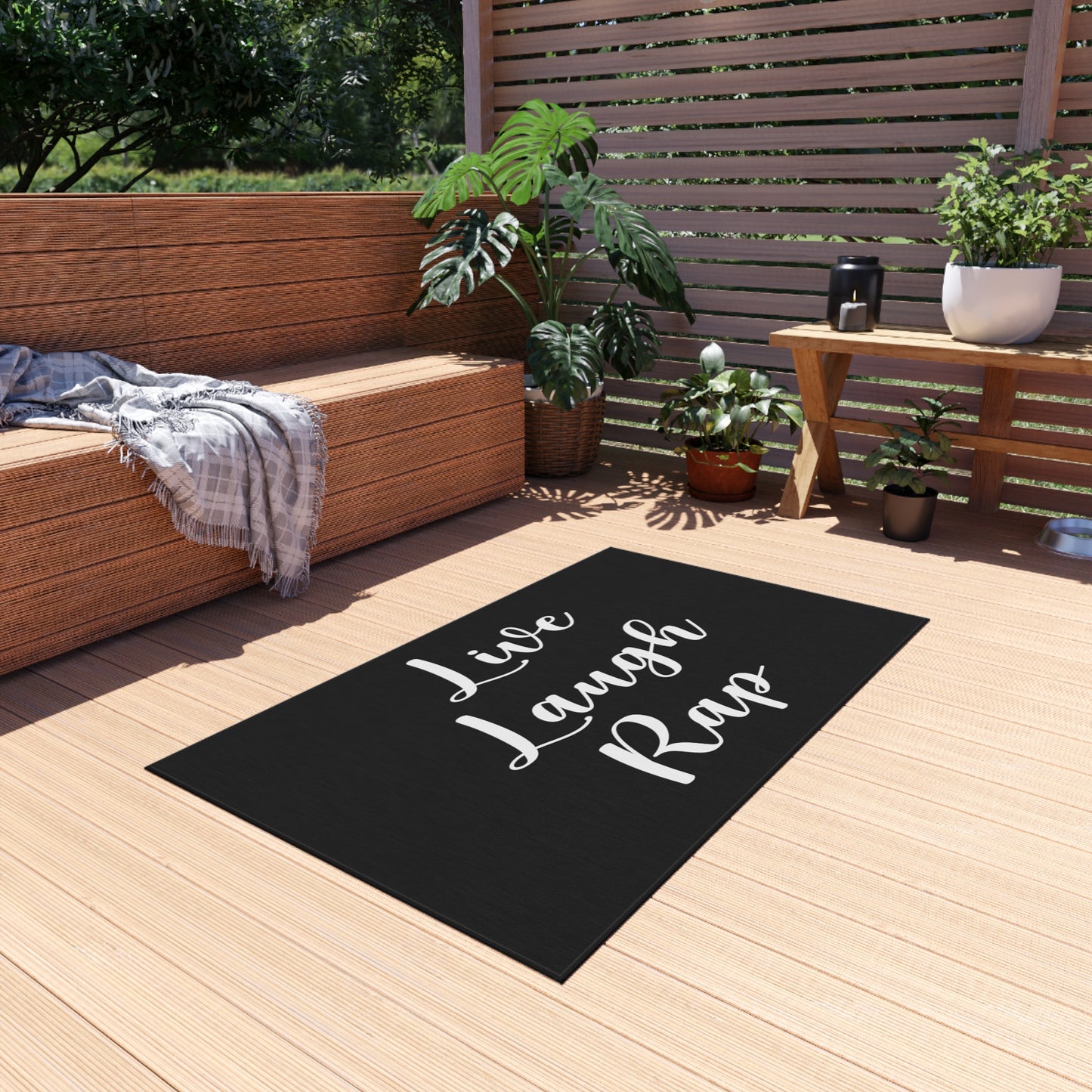 Live Laugh Rap Rug Great housewarming Gift Live Laugh Rap Outdoor Welcome Mat