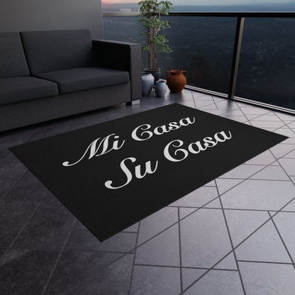 Mi Casa Su Casa Outdoor Welcome Rug