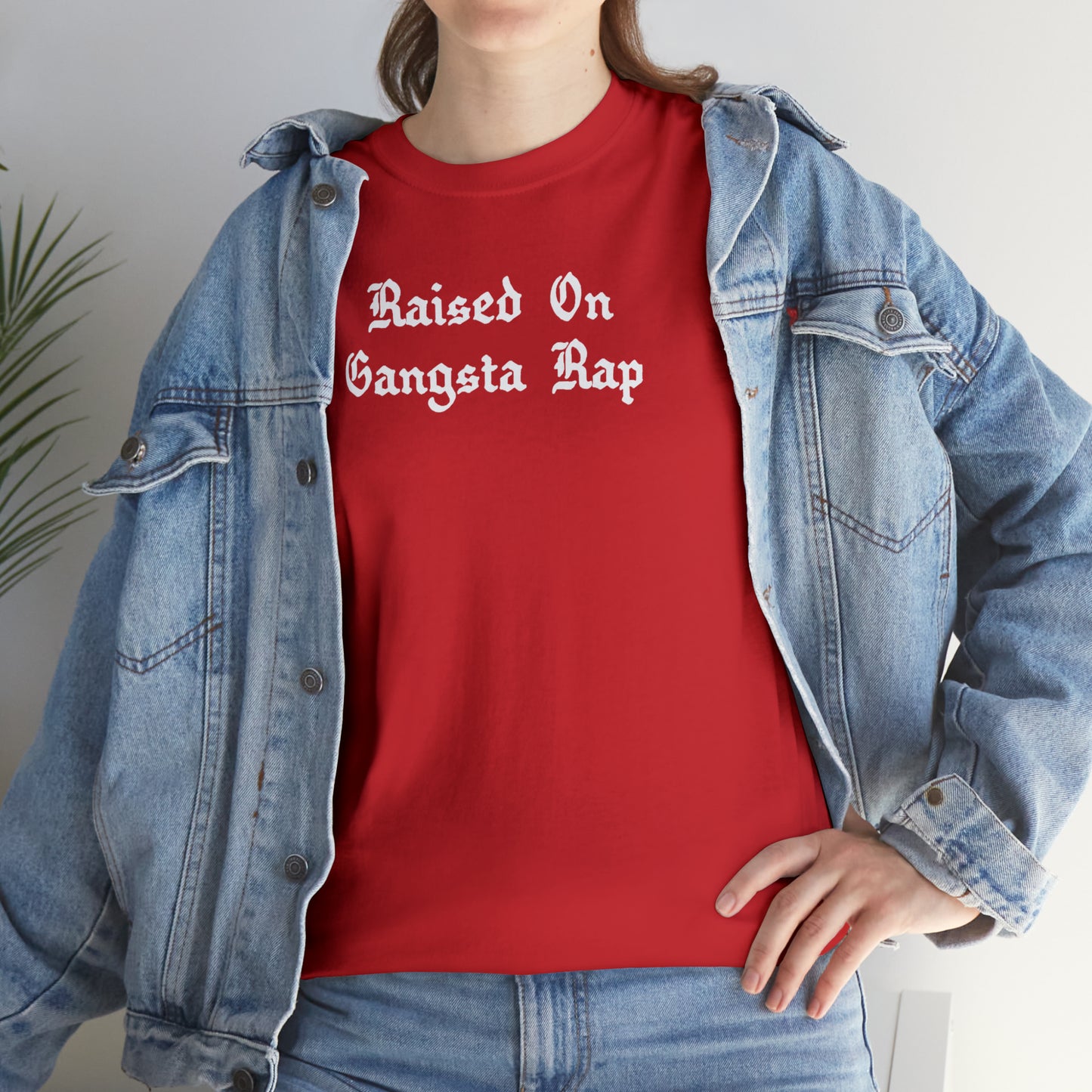 Raised on Gangsta Rap Shirt Great gift for a Hip-Hop & Rap Lover T-Shirt, Rap T-Shirt, Gangsta Rap Tee