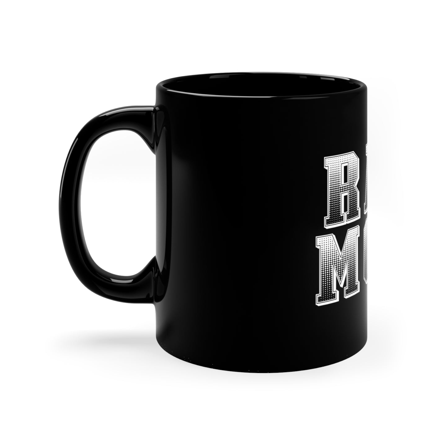 Rap Mom Black Mug 11oz