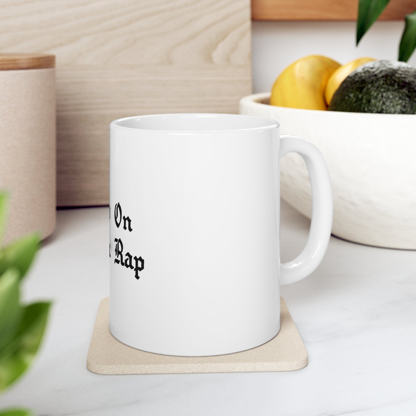 Raised on Gangsta Rap 11oz Mug Great housewarming Gift, Rap Mug Hip-Hop Mug