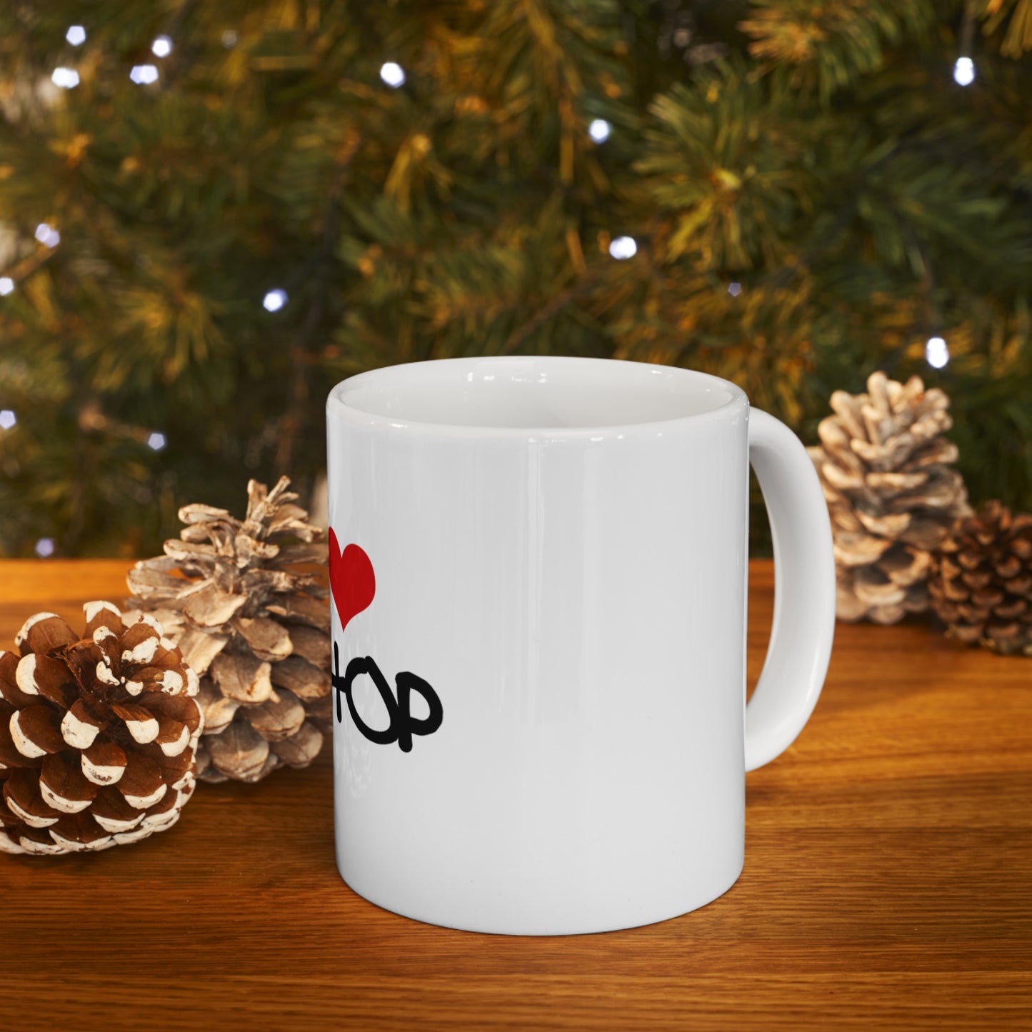 i love Hip-Hop Mug 11oz - Great gift for a Hip-Hop Head