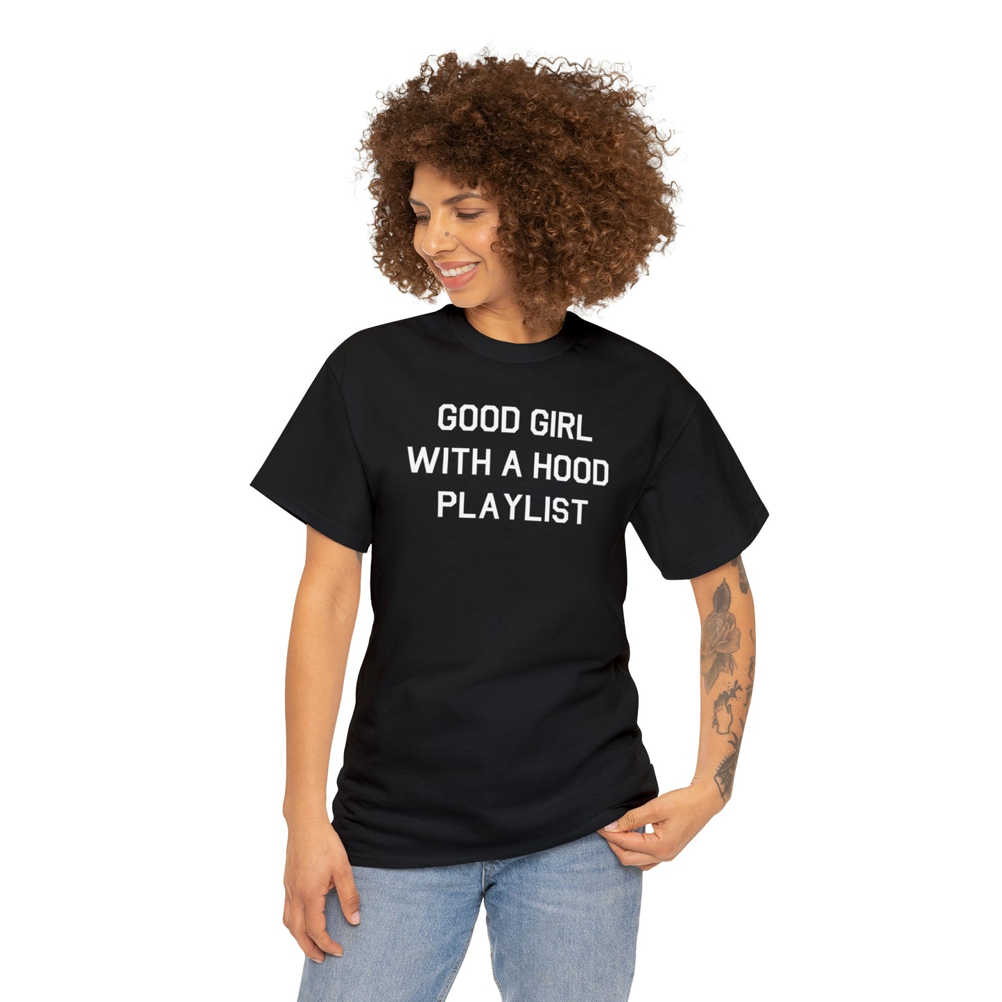 Good Girl With A Hood Playlist Shirt Great gift for a Good Girl With A Hood Playlist T-Shirt