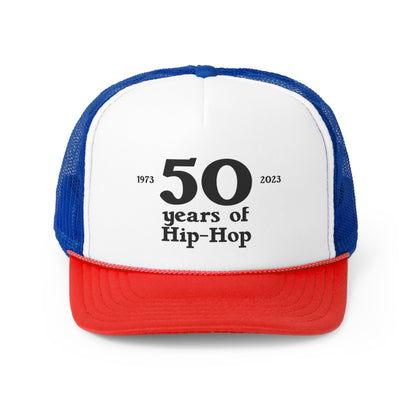 50 years of Hip-Hop Snapback Trucker Hat Great gift for a Hip-Hop & Rap lover, 50 years of Hip-Hop Hat