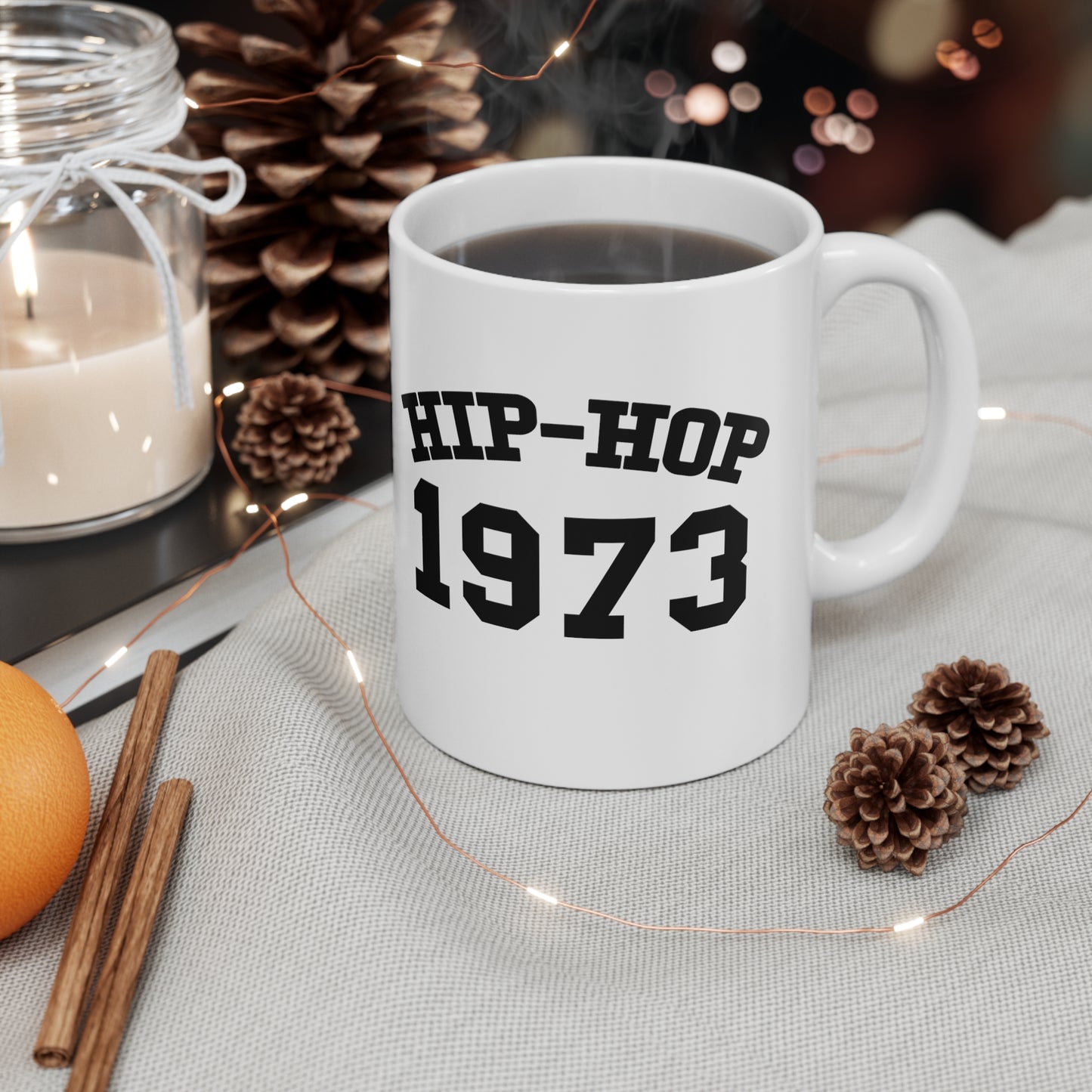 Hip-Hop 1973 Mug, Hip-Hop 50 Mug, Rap Music Mug, Hip-Hop 50th Mug, Hip-Hop Anniversary Mug, Rap Culture Mug, Urban Mug