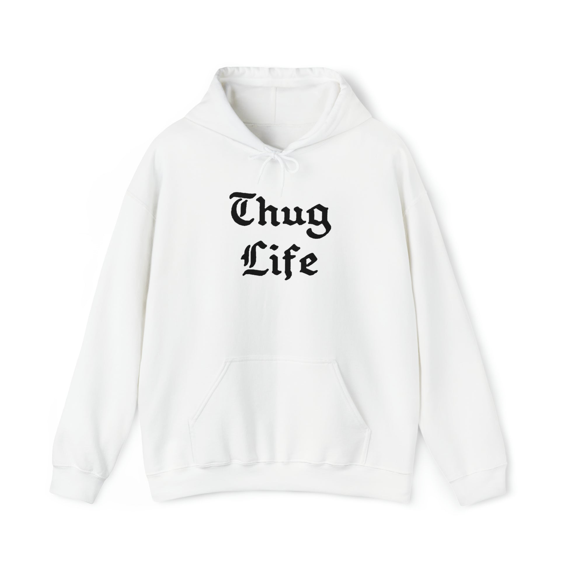 White Thug Life Hoodie