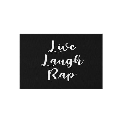 Live Laugh Rap Rug Great housewarming Gift Live Laugh Rap Outdoor Welcome Mat