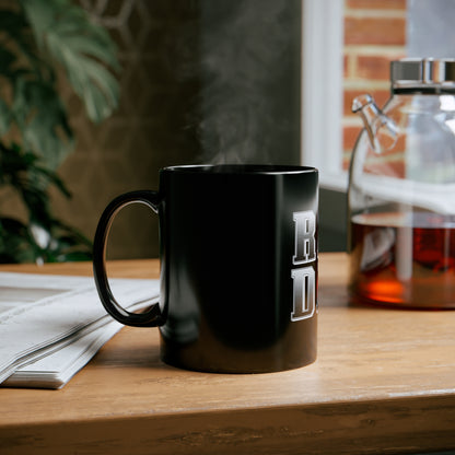 Rap Dad Black Mug 11oz